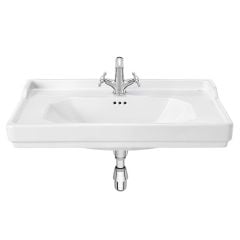 Roca Carmen 800mm Wall-Hung Basin With 1 Taphole - White