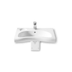 Roca Meridian Basin With Curved Front - White - 32724H000