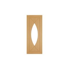 Deanta Amalfi Prefinished Oak Glazed Internal Door 1981x686x35mm - 35AMAGX686FSC