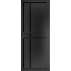 Deanta Dalston Black Prefinished Internal Door 1981x686x35mm - 35DALBLP686