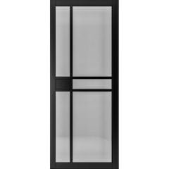 Deanta Dalston Black Prefinished Tinted Glaze Internal Door 1981x686x35mm - 35DALTGBLP686
