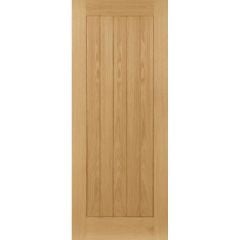 Deanta Ely Unfinished Oak Internal Door 1981x711x35mm - 35HP22UNX711