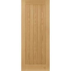 Deanta Ely Unfinished Oak Internal Door 1981x711x35mm - 35HP22UNX711