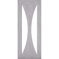 Deanta Sorrento Light Grey Ash Glazed Internal Door 1981x610x35mm - 35SORGLGX610FSC