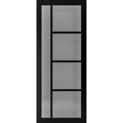 Deanta Brixton Black Prefinished Tinted Glaze Internal Door 2040x726x40mm - 40BRITGBLP726