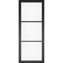 Deanta Camden Black Prefinished Glazed Internal Door 2040x826x40mm - 40CAMGBLP826