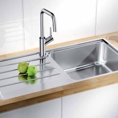 Blanco Lemis XL 6 S-IF Reversible Stainless Steel Kitchen Sink 1000 x 500mm - Brushed - 454730 Lifestyle1