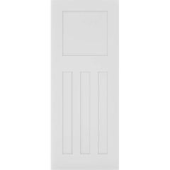 Deanta Cambridge White Primed Internal Fire Door 1981x838x45mm - 45CAMBF/DWHP838