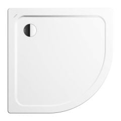 Kaldewei Arrondo 1000 x 1000mm 881-2 Quadrant Shower Tray With Apron & Support - White - 460548040001