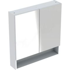 Geberit Selnova Square 2 Doors Mirror Cabinet 588mm - White - 501.264.00.1