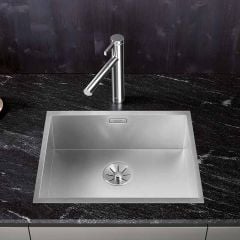 Blanco ZEROX 500-IF Durinox Stainless Steel 1 Bowl Inset Kitchen Sink with Manual InFino Waste - 523098 Lifestyle