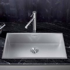Blanco ZEROX 700-IF Durinox Stainless Steel 1 Bowl Inset Kitchen Sink with Manual InFino Waste - 523099 Lifestyle