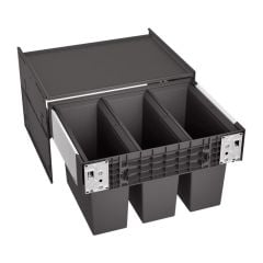 Blanco SELECT II 60/3 Waste Sorter for 600mm Base Cabinet - Black/Anthracite - 526204