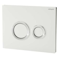 Wirquin Hoops White Flush Plate - 55721304