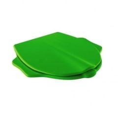 Geberit Bambini Toilet Seat & Cover - Turtle Design With Grips - Yellow Green - 573361000