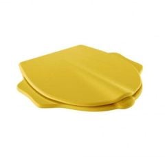 Geberit Bambini Toilet Seat & Cover - Turtle Design With Grips - Yellow - 573362000