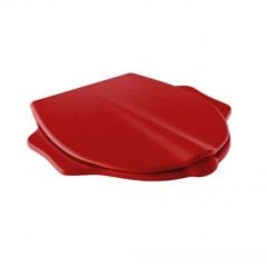 Geberit Bambini Soft Close Toilet Seat & Cover - Turtle Design With Grips - Ruby Red - 573368000