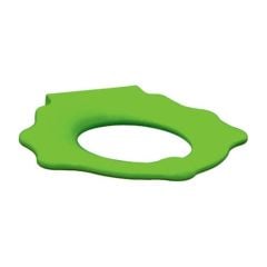 Geberit Bambini Toilet Seat - Turtle Design With Grips - Yellow Green - 573371000