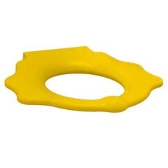 Geberit Bambini Toilet Seat - Turtle Design With Grips - Yellow - 573372000