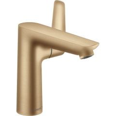hansgrohe Talis E Single Lever Basin Mixer Tap 150 with Pop Up Waste Set Brushed Bronze - 71754140