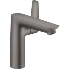 hansgrohe Talis E Single Lever Basin Mixer Tap 150 with Pop Up Waste Set Brushed Black Chrome - 71754340