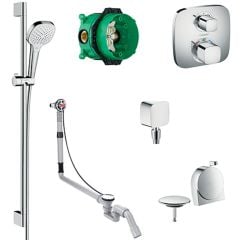 hansgrohe Soft Cube Valve With Croma Select Rail Kit And Exafill - 88101028