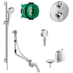 Hansgrohe Round Valve With Croma Select Rail Kit And Exafill - 88101029
