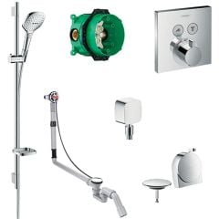 hansgrohe Square Select Valve With Raindance Select Rail Kit And Exafill - 88101033