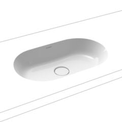 Kaldewei Centro 610mm Undercounter Basin with Easy-Clean & No Tap Holes - Alpine White -  903206003001