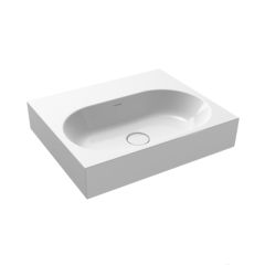 Kaldewei Centro 600mm Wall-Hung Easy-clean Basin with No Tap Holes - Alpine White - 903406003001