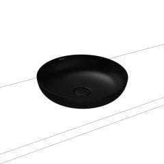 Kaldewei Miena 450mm Washbasin with Easy Clean 3180 - Matte City Anthracite - 909306003716