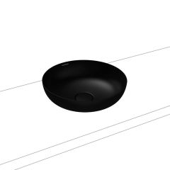 Kaldewei Miena 380mm Washbasin with Easy Clean & Sound Insulation 3181 - Lava Black - 909406003717