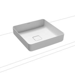 Kaldewei Miena 400x400mm Washbasin with Easy Clean & Sound Insulation 3184 - Alpine White - 909506003001
