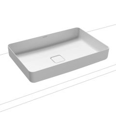 Kaldewei Miena 580x380mm Washbasin with Easy Clean & Sound Insulation 3185 - Alpine White - 909606003001