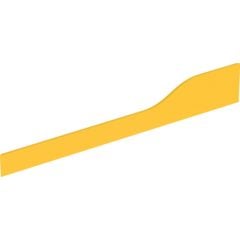 Geberit Bambini Wash Trough Front Panel For 3 Taps - Varicor Yellow - 430310304