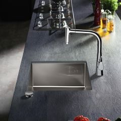 hansgrohe S711-F450 Built-in Sink 450 - Stainless Steel - 43301800 Lifestyle