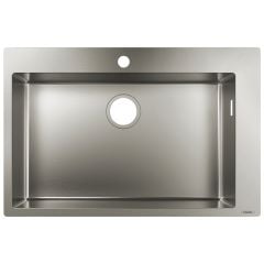 hansgrohe S711-F660 Built-in Kitchen Sink 660 - Stainless Steel - 43302800