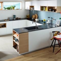 hansgrohe S510-F660 Built-in Sink 660 - Stone Grey - 43313290 Lifestyle