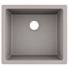 hansgrohe S510-U450 Undermount Kitchen Sink 450 - Concrete Grey - 43431380