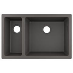 hansgrohe S510-U635 Undermount Kitchen Sink 180/450 - Stone Grey - 43433290