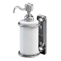 Burlington Single Soap Dispenser - White - A19CHR