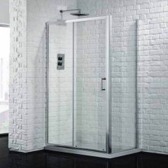 Aquadart Venturi 6 Sliding Shower Door 1600mm - AQ9321S