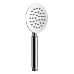Vado Aquablade 100mm Round Single-Function All Metal Rub-Clean Shower Handset With Cool Touch Handle - Chrome - AQB-HANDSET/RO-DB-CP