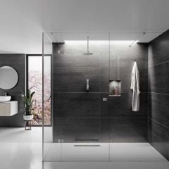 Aqualisa iSystem Smart Shower Concealed with Ceiling Fix Head - HP/Combi - ISD.A1.BFC.23