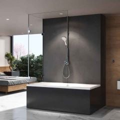 Aqualisa Optic Q Smart Shower Exposed with Bath Fill and Adjustable Head - HP/Combi - OPQ.A1.EV.DVBTX.23