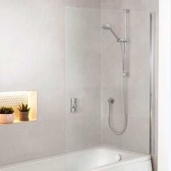Aqualisa Visage Q Smart Shower Concealed with Adjustable Head and Bath Fill - HP/Combi - VSQ.A1.BV.DVBTX.23