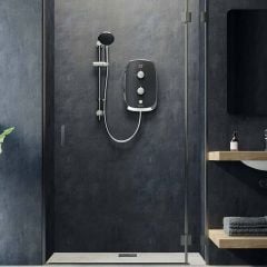 Aqualisa eMOTION Electric Shower 8.5kW - Space Grey - MOGC85