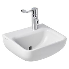 Armitage Shanks Contour 21+ 40cm Back Outlet Washbasin with 1 Right Hand Tap Hole - S0435HY