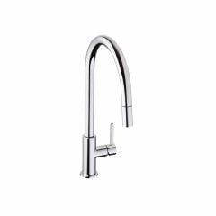 Abode Althia Pull Out Single Lever Kitchen Tap Chrome - AT1260