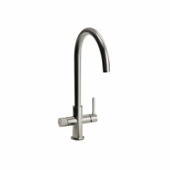 Abode Puria Aquifier Monobloc Kitchen Tap Brushed Nickel - AT2043
